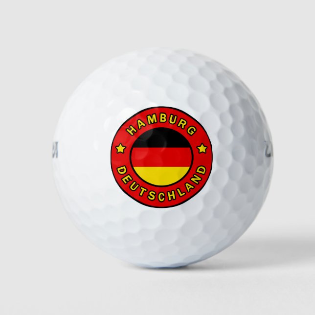 Hamburg Deutschland Golfball (Vorderseite)