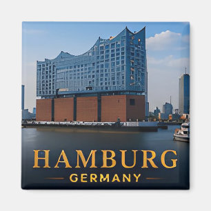 Hamburg Deutschland Hafenstadt Reiseziel Magnet