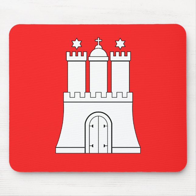 Hamburg, Deutschland Mousepad (Vorne)