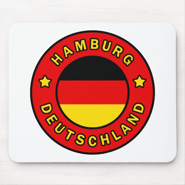 Hamburg Deutschland Mousepad (Vorne)