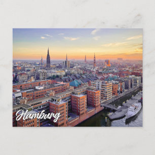 Hamburg, Deutschland Postkarte
