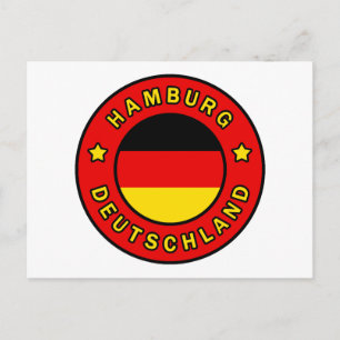 Hamburg Deutschland Postkarte