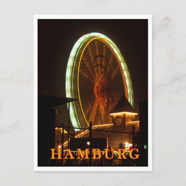 Hamburg, Deutschland Postkarte (Vorderseite)