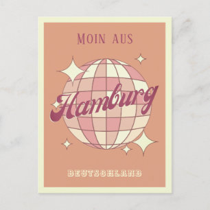 Hamburg Deutschland Retro Vintage Postkarte