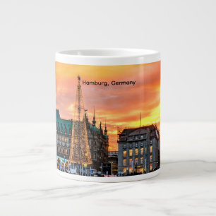 Hamburg, Deutschland zu Weihnachten Jumbo-Tasse