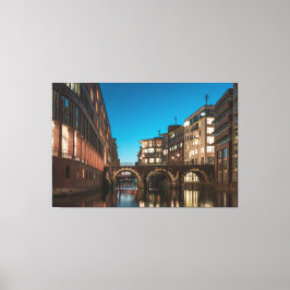 Hamburg Ellerntorsbrücke Leinwanddruck