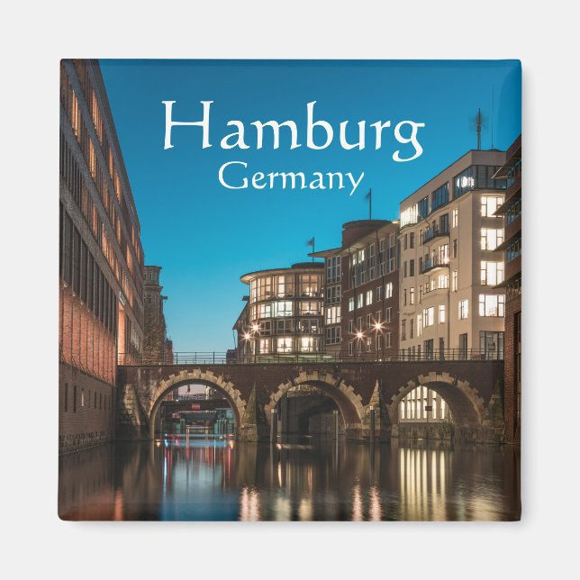 Hamburg Ellerntorsbrücke Magnet (Vorne)