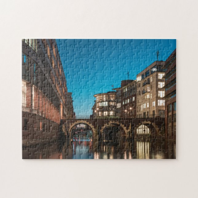 Hamburg Ellerntorsbrücke Puzzle (Horizontal)