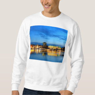 Hamburg Hafen Hafen Hafen Deutschland Alster Night Sweatshirt