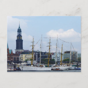 Hamburg Hafen Hafen Hafen Hafen Michel Deutschland Postkarte
