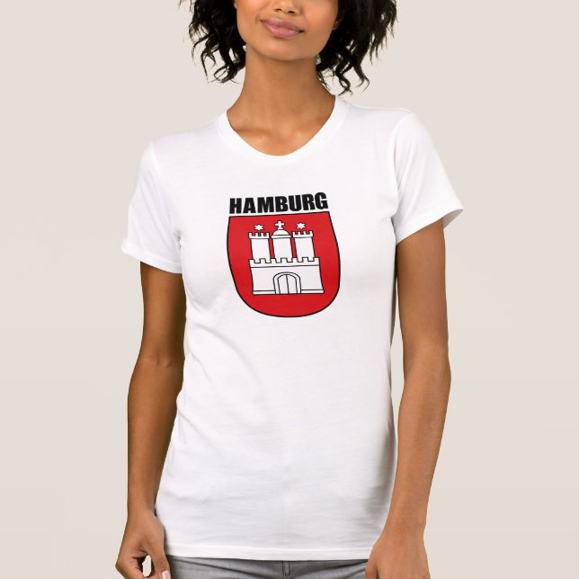 Hamburg (Hansestadt) T-Shirt (Vorderseite)