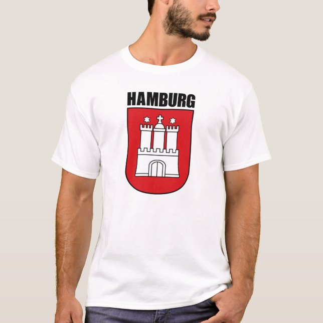 Hamburg (Hansestadt) T-Shirt (Vorderseite)