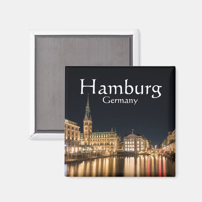 Hamburg Magnet (Vorderseite/Rückseite)