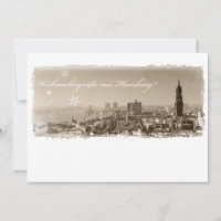 Hamburg Michel, Weihnachtsgrüße aus Hamburg, Karte
