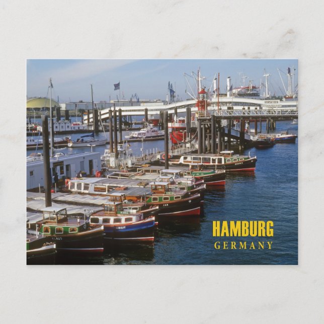 Hamburg Postkarte (Vorderseite)