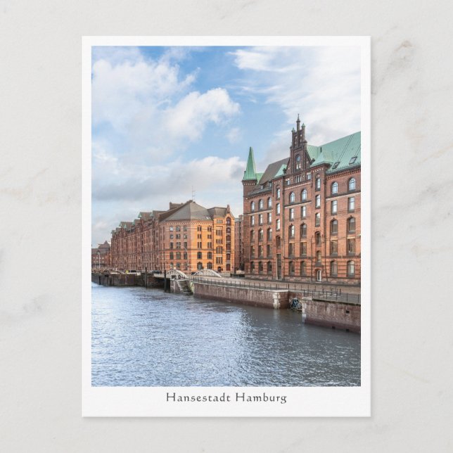 Hamburg Postkarte (Vorderseite)