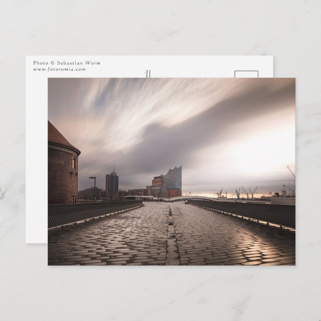 Hamburg Postkarte (Vorne/Hinten)