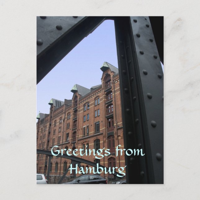 Hamburg Postkarte (Vorderseite)