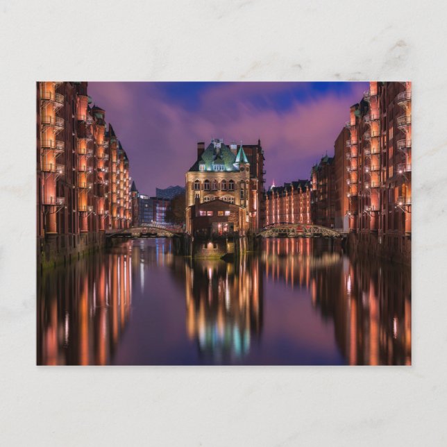 Hamburg Postkarte (Vorderseite)