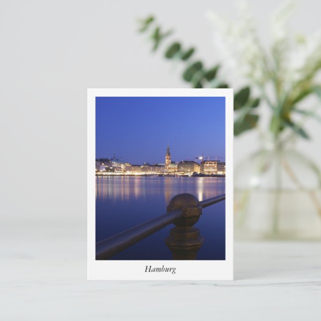 Hamburg Postkarte (Stehend Vorderseite)