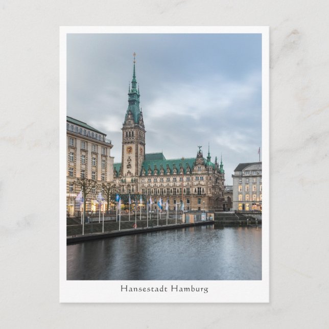 Hamburg Postkarte (Vorderseite)