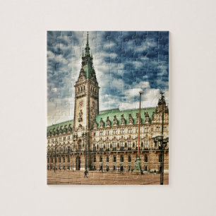 Hamburg Rathaus, Deutschland Puzzle