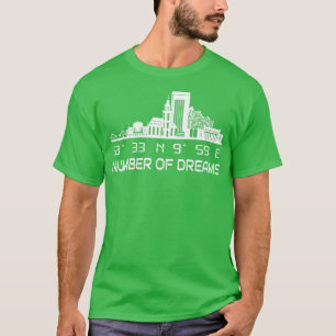 Hamburg Skyline GPS koordiniert City Dream City T-Shirt