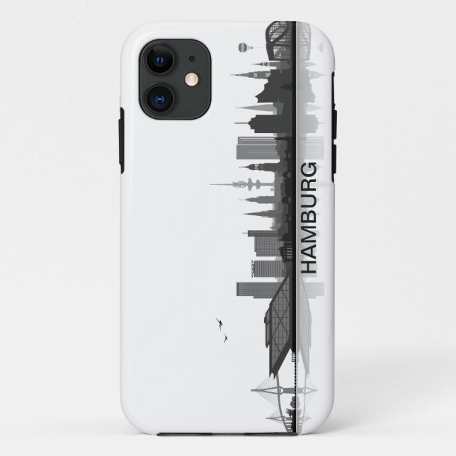 Hamburg skyline iPhone 5 sleeve/Case Case-Mate iPhone Hülle (Rückseite)