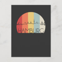 Hamburg Skyline Retro