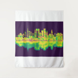 Hamburg Skyline Wandteppich