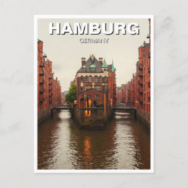 Hamburg Speicherstadt Deutschland - Reise Postkarte