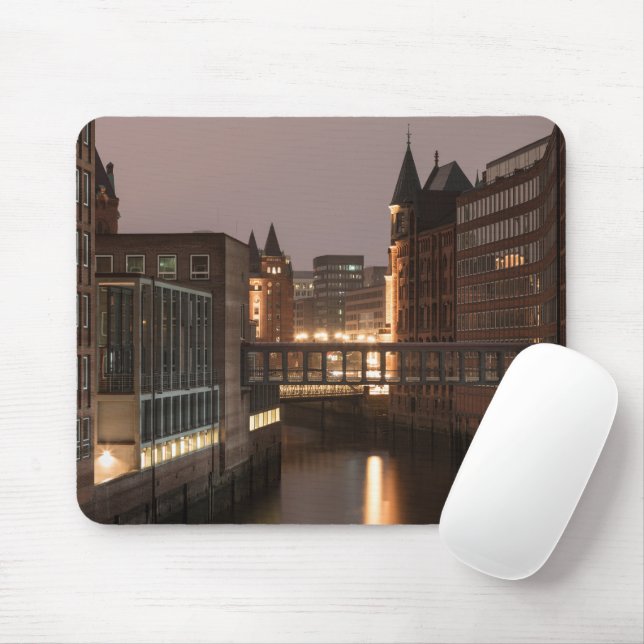 Hamburg Speicherstadt Mousepad (Mit Mouse)