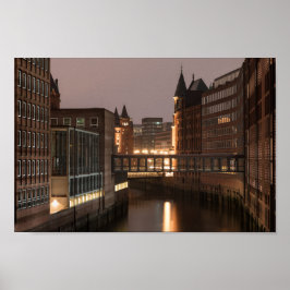 Hamburg Speicherstadt Poster