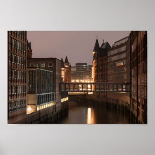 Hamburg Speicherstadt Poster