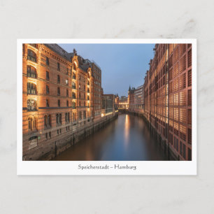 Hamburg Speicherstadt Postkarte