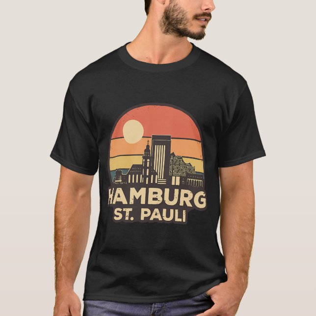 Hamburg - St. Pauli T-Shirt (Vorderseite)