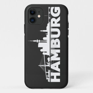 Hamburg town center of skyline iPhone 5 sleeve iPhone 11 Hülle