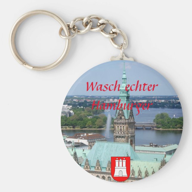 Hamburg Townhall Schlüsselanhänger (Vorne)