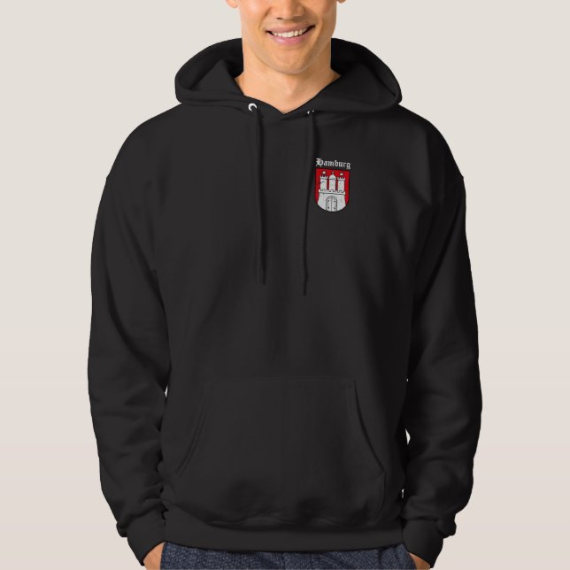 Hamburg Wappen Hoodie (Vorderseite)