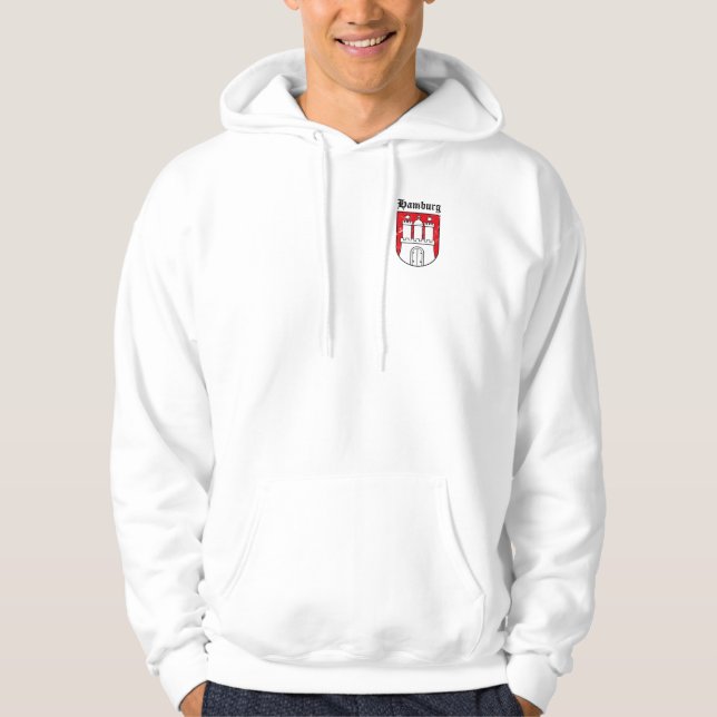 Hamburg Wappen Hoodie (Vorderseite)