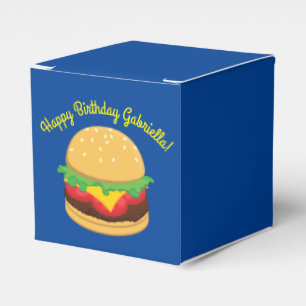 Hamburger Birthday Party Burger Gefallen Box Geschenkschachtel