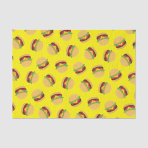 Hamburger Birthday Party Burger Kids Tissue Seidenpapier