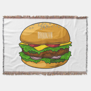 Hamburger Cartoon Decke