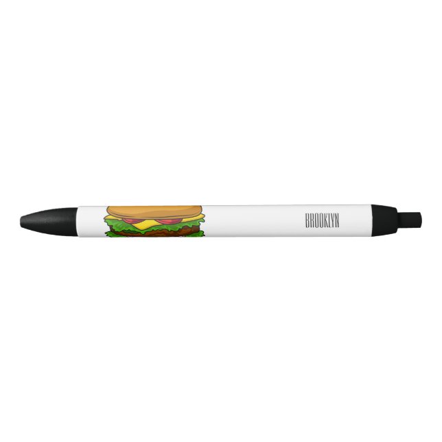 Hamburger Cartoon Kugelschreiber (Vorderseite)