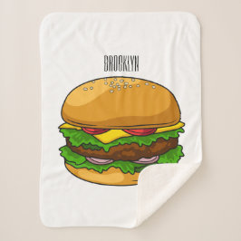 Hamburger Cartoon Sherpadecke