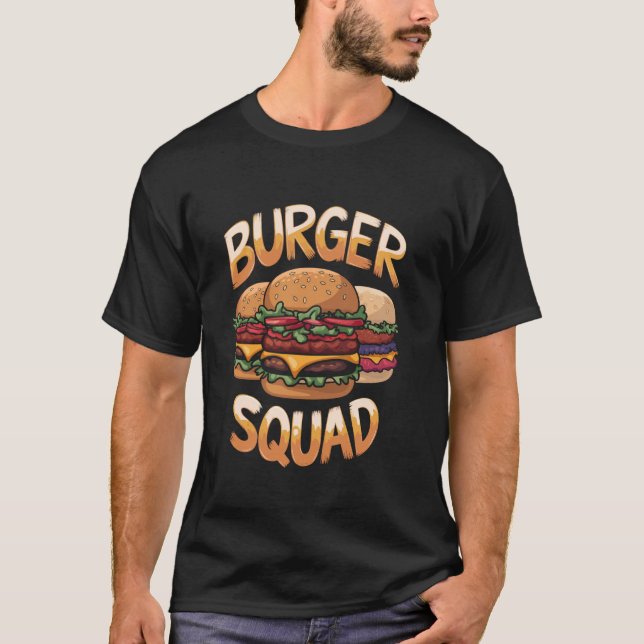 Hamburger Cheeseburger für Burgerolog T-Shirt (Vorderseite)
