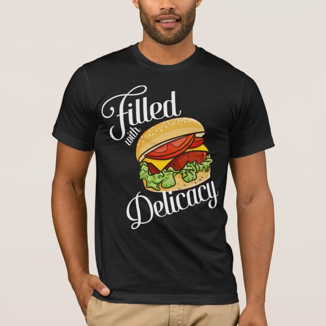 Hamburger Delikatesse T - Shirt (Vorderseite)