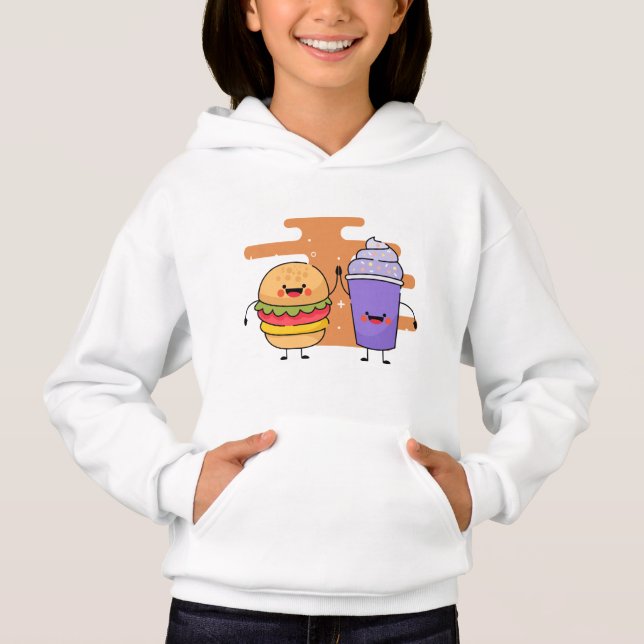 Hamburger Eiscreme Hoodie (Vorderseite)
