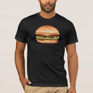 Hamburger-Fast-Food-Illustration T-Shirt