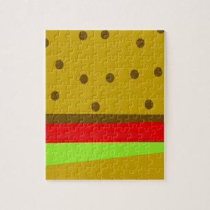 Hamburger Fastfood Burburger Puzzle